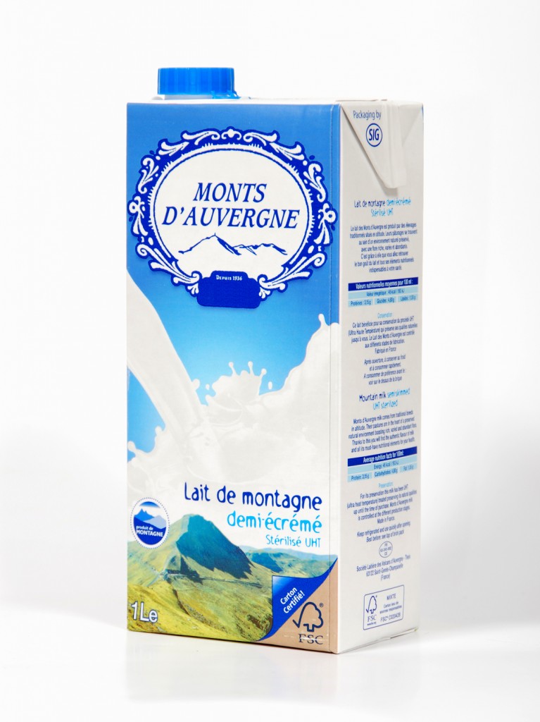 Dairy Slva Informations On A Milk Carton